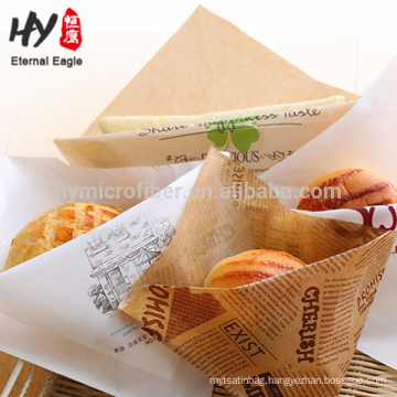 High quality general cakes sandwich bread packing paper bag